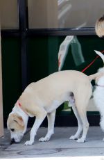 KALEY CUOCO Leaves a Vet in Los Angeles