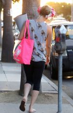 KALEY CUOCO Leaves a Yoga Class in Los Angeles