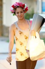 KALEY CUOCO Leaves a Yoga Class in Los Angeles