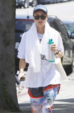 KALEY CUOCO Leaves a Yoga Class in Sherman Oaks