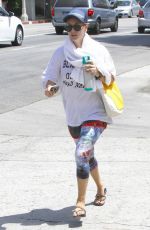 KALEY CUOCO Leaves a Yoga Class in Sherman Oaks