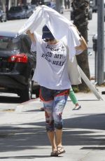 KALEY CUOCO Leaves a Yoga Class in Sherman Oaks