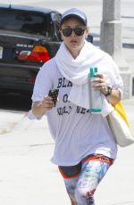 KALEY CUOCO Leaves a Yoga Class in Sherman Oaks