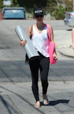 KALEY CUOCO Leaves Yoga  Class in Los Angeles