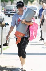 KALEY CUOCO Leaves Yoga  Class in Los Angeles