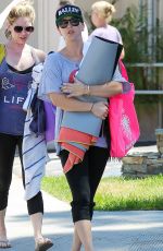 KALEY CUOCO Leaves Yoga  Class in Los Angeles