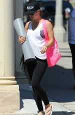 KALEY CUOCO Leaves Yoga  Class in Los Angeles
