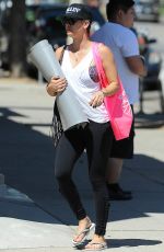 KALEY CUOCO Leaves Yoga  Class in Los Angeles