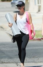 KALEY CUOCO Leaves Yoga  Class in Los Angeles