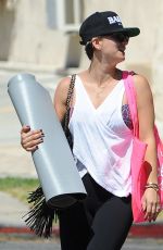 KALEY CUOCO Leaves Yoga  Class in Los Angeles