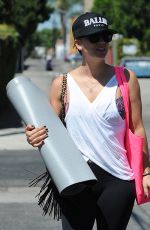 KALEY CUOCO Leaves Yoga  Class in Los Angeles