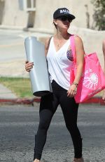 KALEY CUOCO Leaves Yoga  Class in Los Angeles