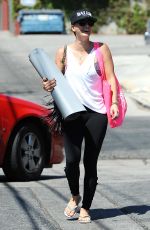 KALEY CUOCO Leaves Yoga  Class in Los Angeles