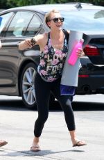 kaley cuoco - leaving yoga class in sherman oaks 8/11/14 mq