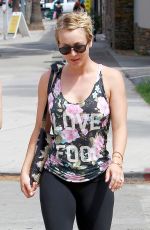 kaley cuoco - leaving yoga class in sherman oaks 8/11/14 mq