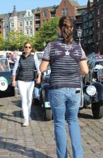 KATARINA WITT at Hamburg-Berlin Klassik Rally