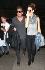 KATE BECKINSALE at LAX Airport in Los Angeles 1308