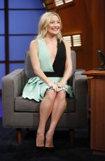 KATE HUDSON at Late Night with Seth Meyers in New York