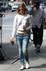 KATE MARA in Jeans Out and About in New York
