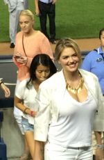 KATE UPTON at Yankees vs. Tigers Game in New York