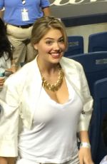 KATE UPTON at Yankees vs. Tigers Game in New York