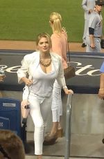 KATE UPTON at Yankees vs. Tigers Game in New York