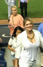 KATE UPTON at Yankees vs. Tigers Game in New York