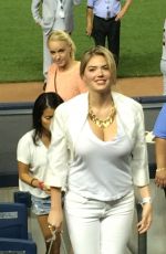 KATE UPTON at Yankees vs. Tigers Game in New York