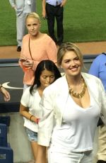 KATE UPTON at Yankees vs. Tigers Game in New York