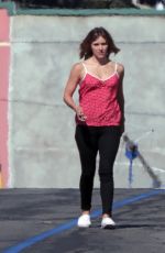 KATHERINE MCPHEE on the Set of Scorpion