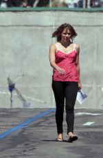 KATHERINE MCPHEE on the Set of Scorpion