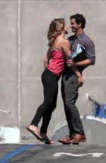 KATHERINE MCPHEE on the Set of Scorpion