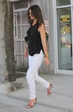 KATIE HOLMES at East Hampton Airport in New York
