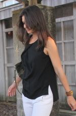 KATIE HOLMES at East Hampton Airport in New York