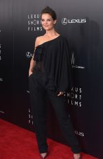 KATIE HOLMES at Lexus Short Films Life is Amazing Premiere in New York