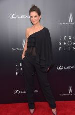 KATIE HOLMES at Lexus Short Films Life is Amazing Premiere in New York