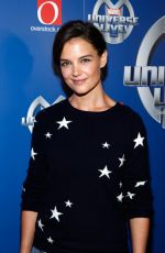 KATIE HOLMES at Marvel Universe Live! Premiere in New York