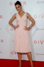 KATIE HOLMES at The Giver Premiere in New York