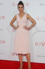 KATIE HOLMES at The Giver Premiere in New York