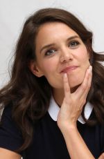 KATIE HOLMES at The Giver Press Conference in Beverly Hills