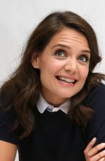 KATIE HOLMES at The Giver Press Conference in Beverly Hills