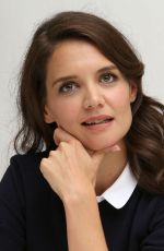 KATIE HOLMES at The Giver Press Conference in Beverly Hills