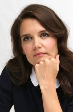 KATIE HOLMES at The Giver Press Conference in Beverly Hills