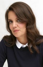 KATIE HOLMES at The Giver Press Conference in Beverly Hills