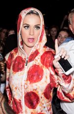 KATY PERRY in Pepperoni Pizza Outfit at Philidelphia Museum of Art