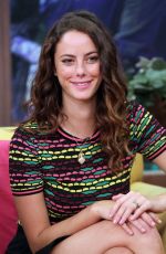 KAYA SCODELARIO at The Maze Runner Promotion at Despierta America in Miami