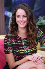 KAYA SCODELARIO at The Maze Runner Promotion at Despierta America in Miami
