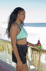 KEKE PALMER Celebrates Ger Birthday in Malibu