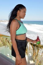 KEKE PALMER Celebrates Ger Birthday in Malibu