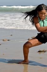 KEKE PALMER Celebrates Ger Birthday in Malibu